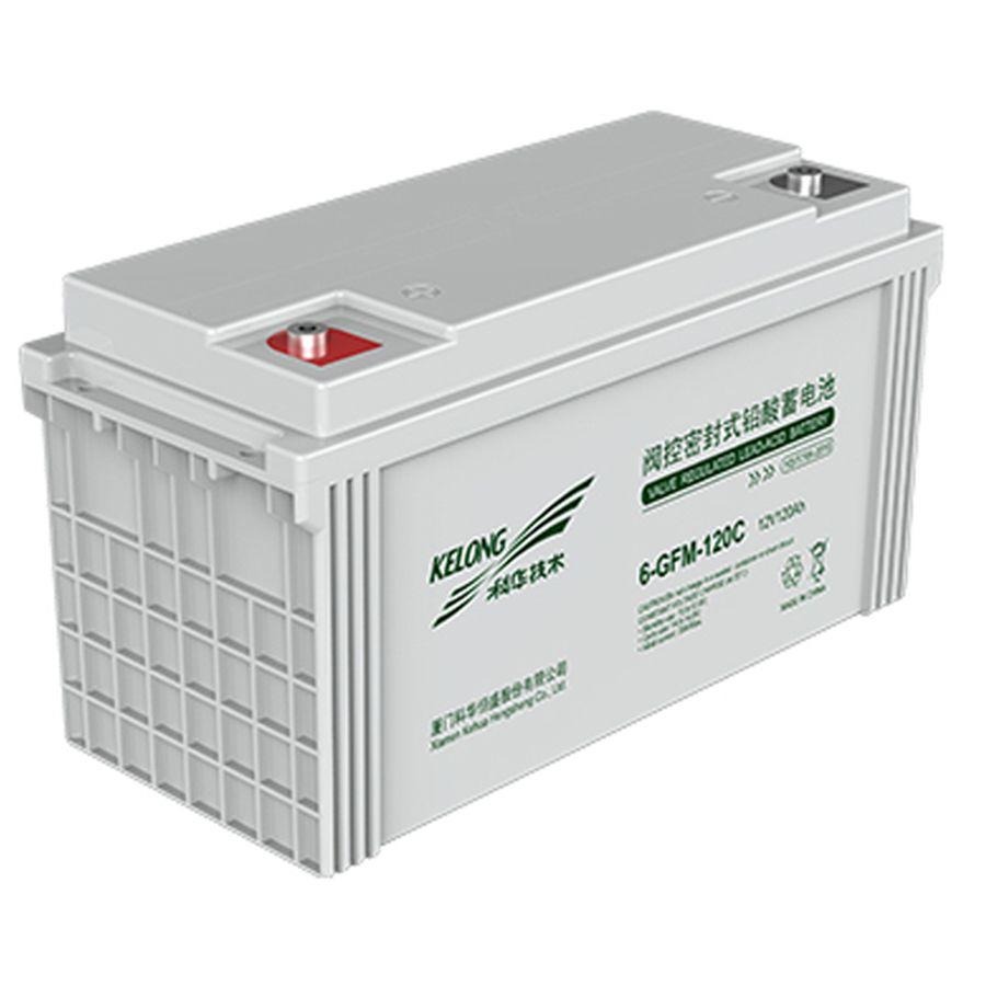 科华蓄电池 6-GFM-120 KELONG12V120AH  ups电源 铅酸电池 EPS专用电池 厂家直供