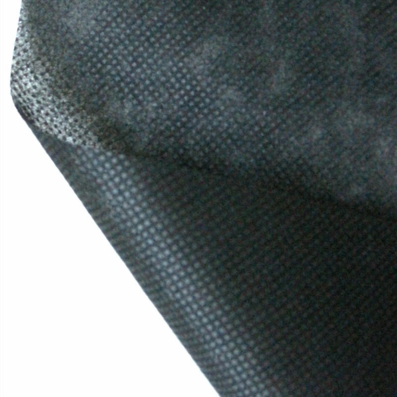 厂家定制口罩用黑色25克ss纺粘无纺布 黑色ss纺粘无纺布