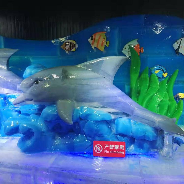 潮州艺术冰雕 冰雕雕刻 众暖熊冰雕 冰雪世界