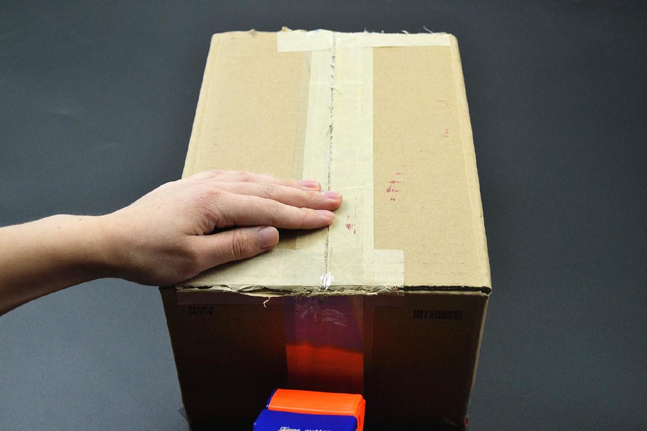 封箱器打包胶带大小号机胶带切割器蓝色封箱带切割面打包器手持示例图19