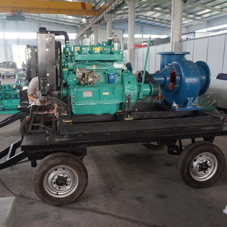 移动泵组 柴油发电机组带电动水泵机组 排污泵 农业灌溉柴油水泵示例图3