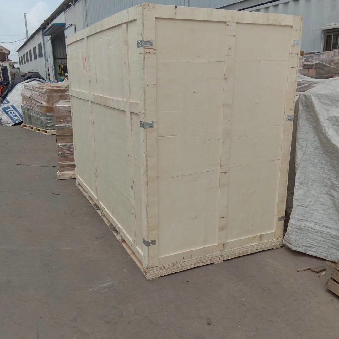 青岛黄岛港出口货物木箱子包装厂家定制电话 实木框架木包装箱