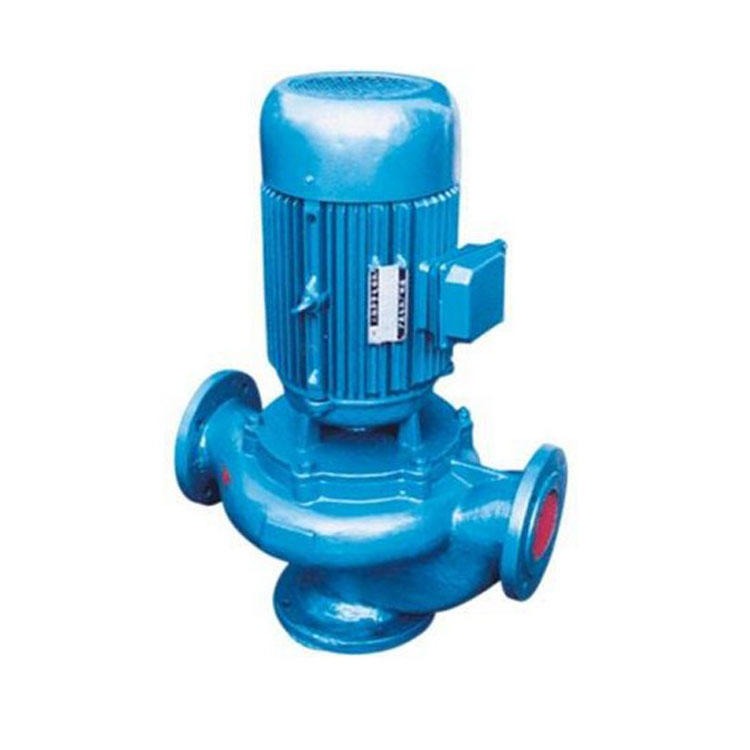 立式管道污水泵GW32-12-15-1.1无堵塞排污泵 消防泵房排污泵