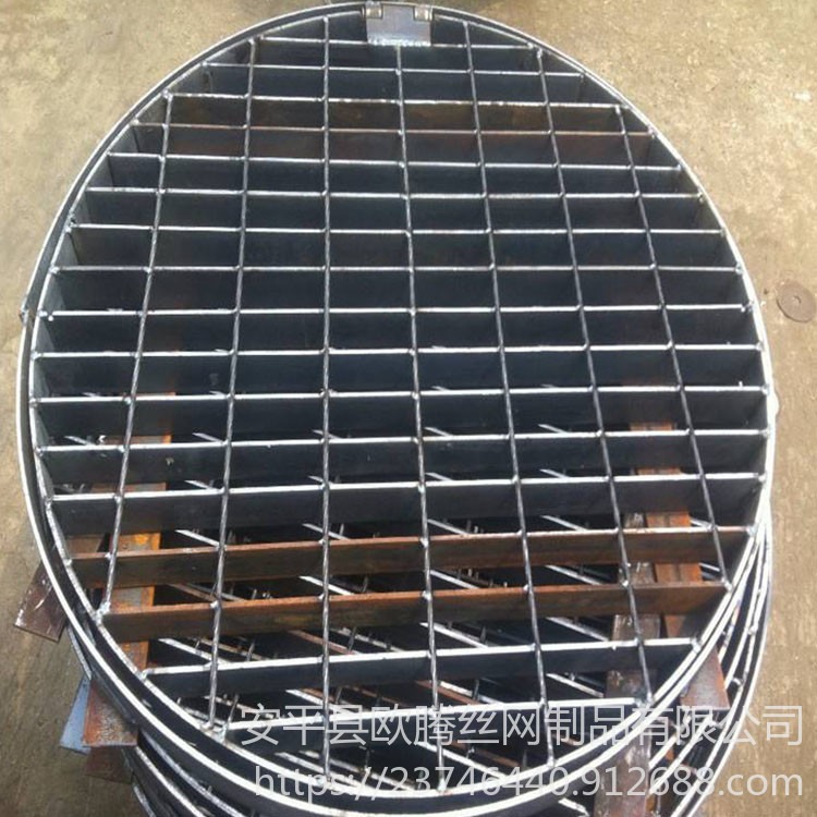 欧腾钢格板 脱硫塔平台钢格板 电厂锅炉用整流格栅 热镀锌沟盖格栅板 车库水沟盖板