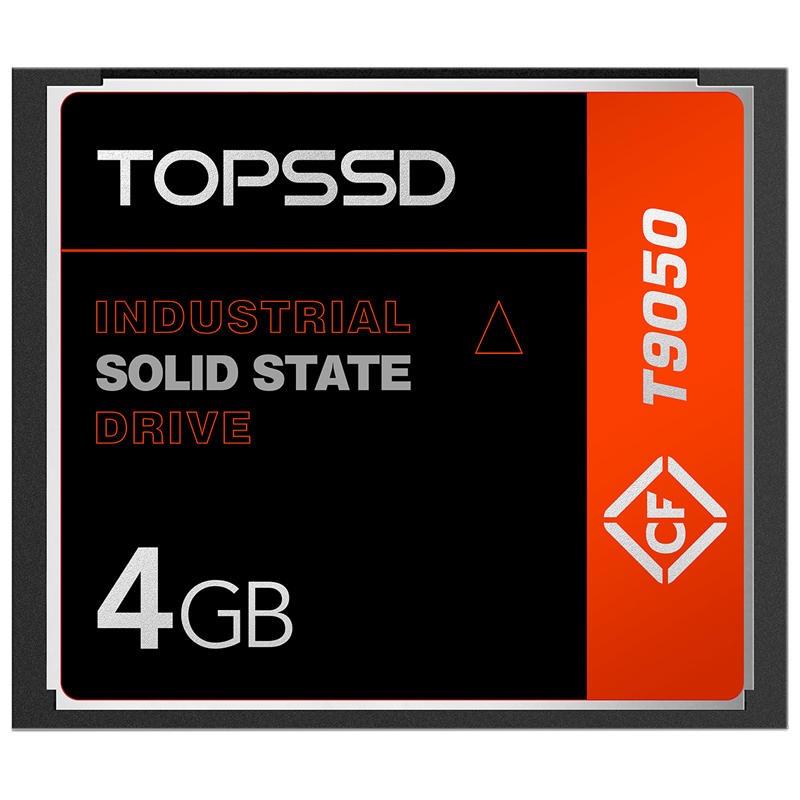 TOPSSD天硕 T9050系列 SLC工业级CF卡 4GB 工业CF卡 工控用CF卡 高速闪存卡  军工品质匠心之选