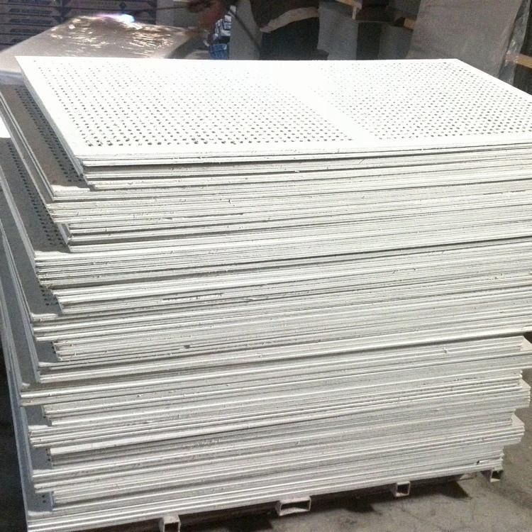 超薄纤维水泥穿孔板 4mm纤维水泥吸音板 吸声用纤维水泥板 埃尔佳 定制
