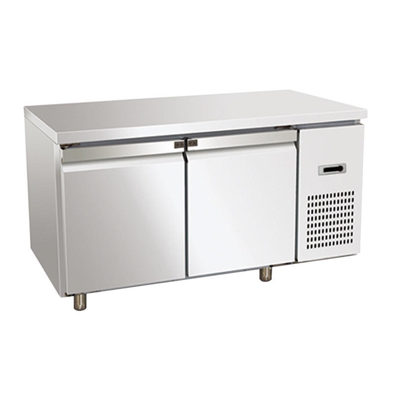 厨房装修工程报价 双门冷冻平台 冷冻柜 TZ-200-U2 厨房设备 冷冻工作台 上海厨房设备厂 厨房设计图片