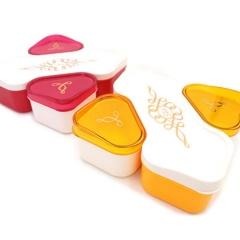 红素创意五格分格塑料干果盘组合式果盘客厅糖果盒坚果收纳盒 500件起订不单独零售图片