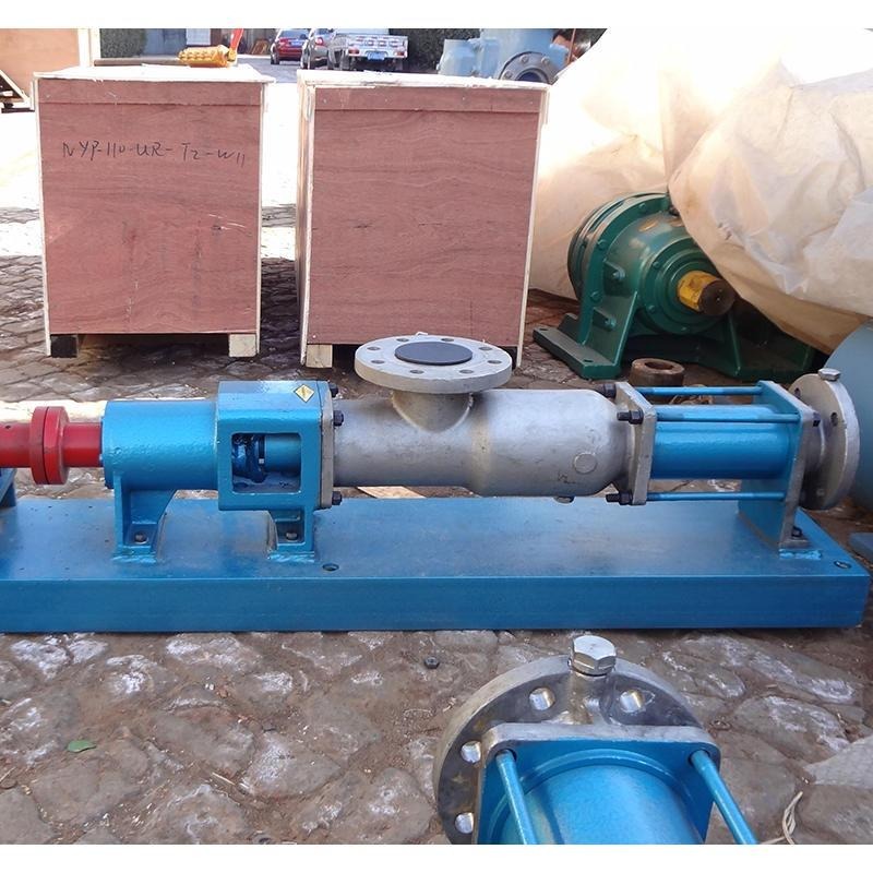 G35-3W102 天津远东 生活污水输送泵 不锈钢单螺杆泵 配YCJ80减速机