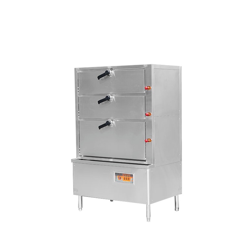 电热蒸柜 蒸海鲜蒸菜蒸包子  三门电热海鲜蒸柜 CE认证可出口 厨房设备
