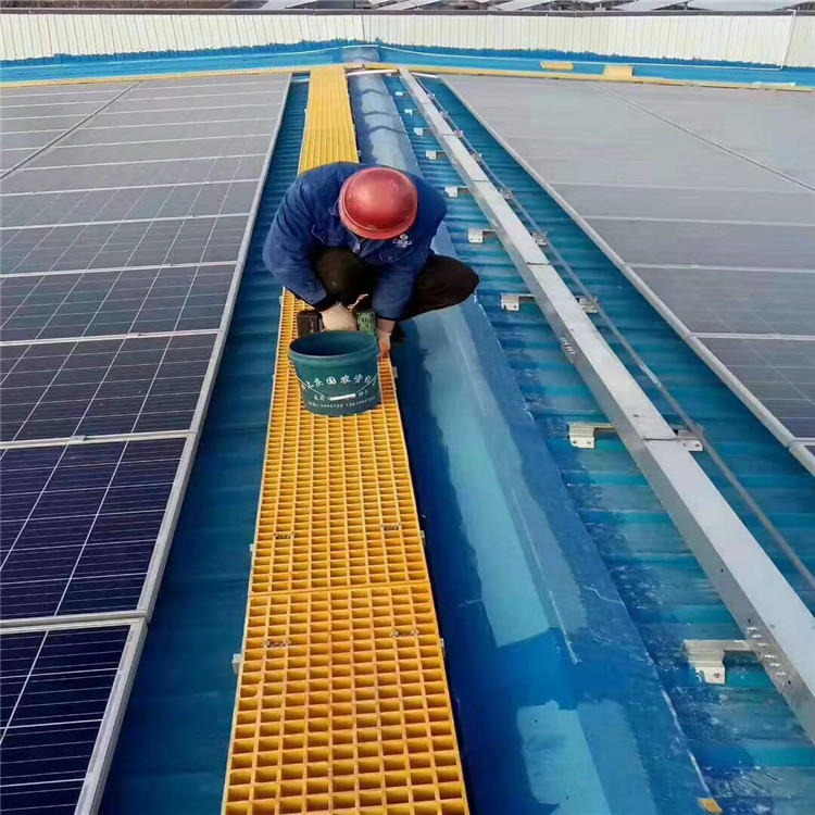 绵阳市工厂作业平台地板 迅鹰网格防滑板厂 玻璃钢格栅走道板