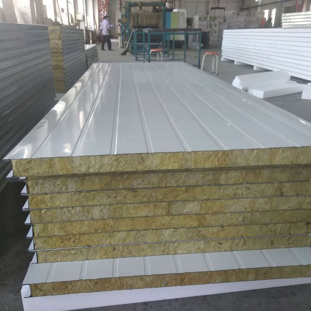 天津双达有钢带纯岩棉板 V950型保温复合板 A级防火新型保温板 100kg容重岩棉保温板