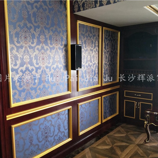 湘潭中式家具实木定制 实木墙板 隔断柜定制品牌家具