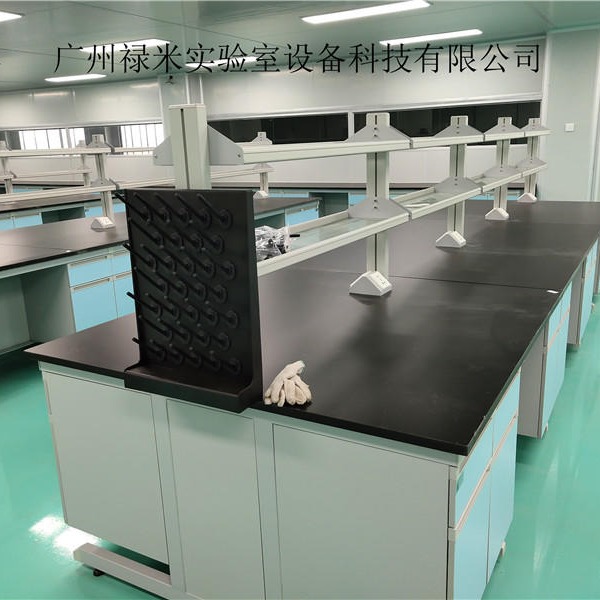 禄米实验室  钢木结构实验台 实验室边台  实验室家具 厂家直销 LM-SYT120606