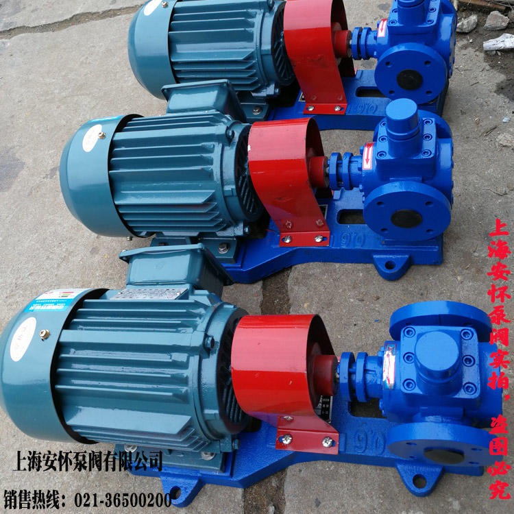 不锈钢齿轮泵 上海安怀YCB0.6-0.6圆弧齿轮泵 防爆齿轮油泵
