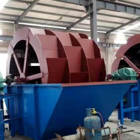 广东水洗砂机生产线配套 大型恒昌风火轮洗砂机 轮斗水洗砂机设备厂家图片