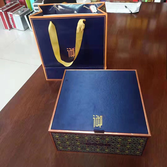 茶叶礼品盒包装特种纸含手提袋珍珠棉精裱茶叶盒子信义包装厂家定制