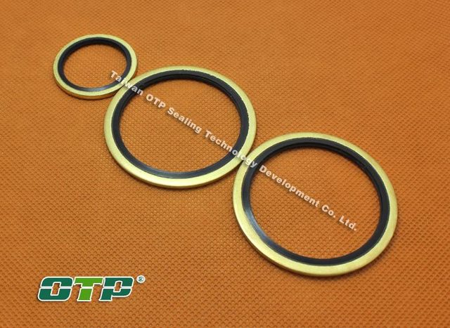 台湾OTP橡胶组合垫圈   公英制螺纹用密封垫圈金属橡胶垫片 组合垫圈图片