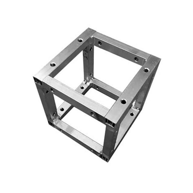 铝合金三角铝板桁架 Truss架转接头配件 方头 六面体 转接图片