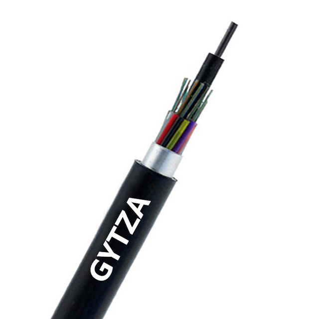 TC阻燃48芯光缆GYTZA-24B1.3层绞式单模国标TCGD/通驰光电LSZH护套抗电磁干扰图片