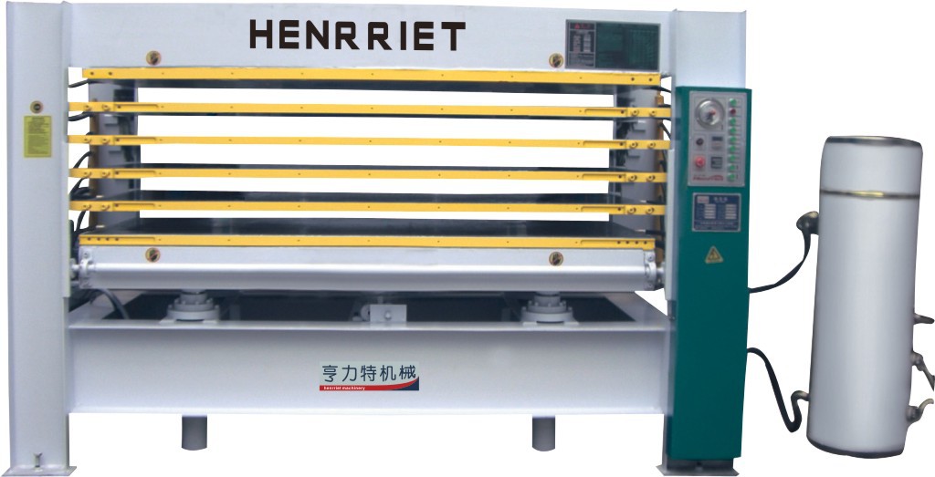 亨力特生产三层120吨4X8尺木工多层板木皮热压机 热压机可定制示例图11