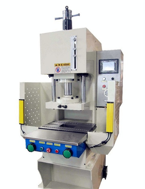 厂家供应100T多功能单臂液压机 精密台式银饰品液压机压力机