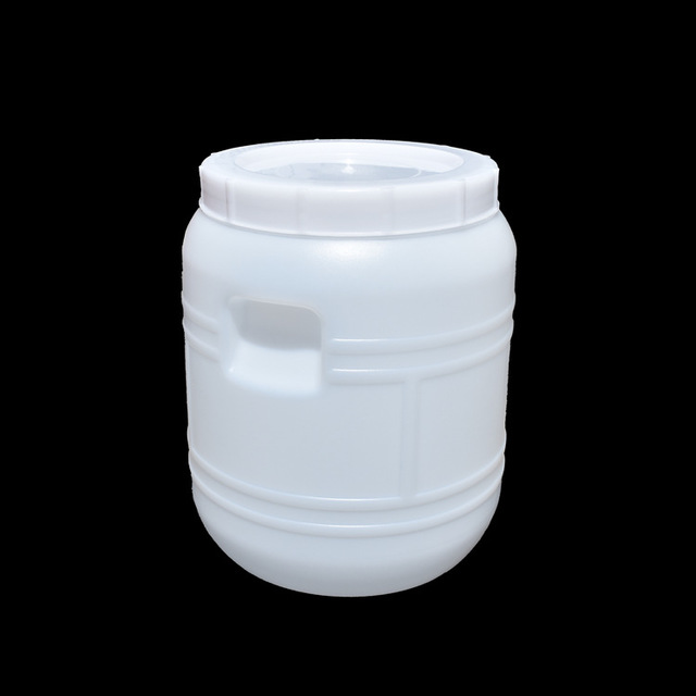 全新料食品级10升圆桶，螺旋盖10L塑料桶，山东临沂圆形HDPE10kg吹塑圆桶图片