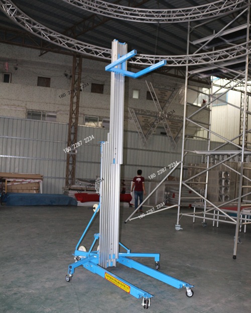 3m/6米手摇升降机 7m/8米展览会用物料升降台WLG移动式物料升降机示例图7