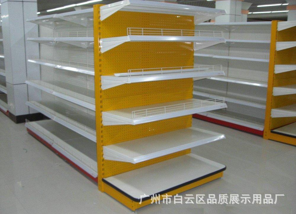 双扣背板重型超市货架 广州货架厂 单双面货架 展示置物架示例图40