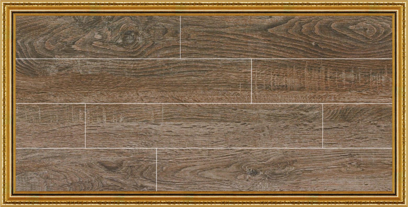 佛山现代仿古Q木纹地板砖150*800  新中式 防滑 卧室 客厅 地面砖示例图7