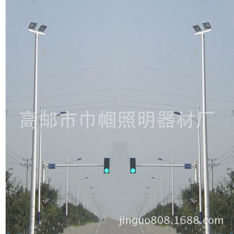 路灯杆定制厂家  15米锥形路灯杆 400w 飞利浦 高压钠灯路灯价格图片