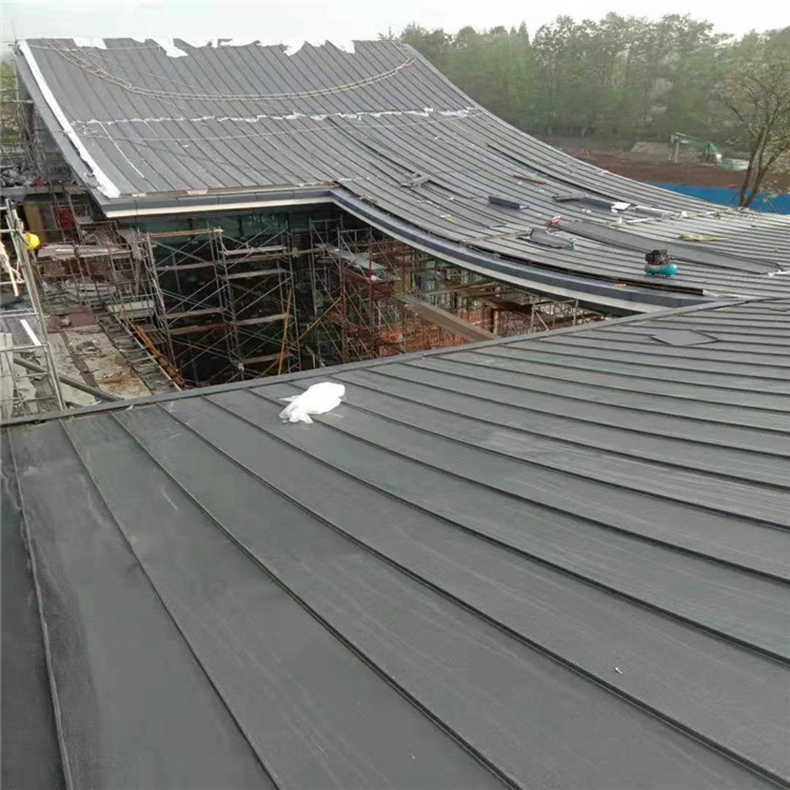 河南锦昱设计定制会议中心用铝镁锰屋面板施工方案25-430型