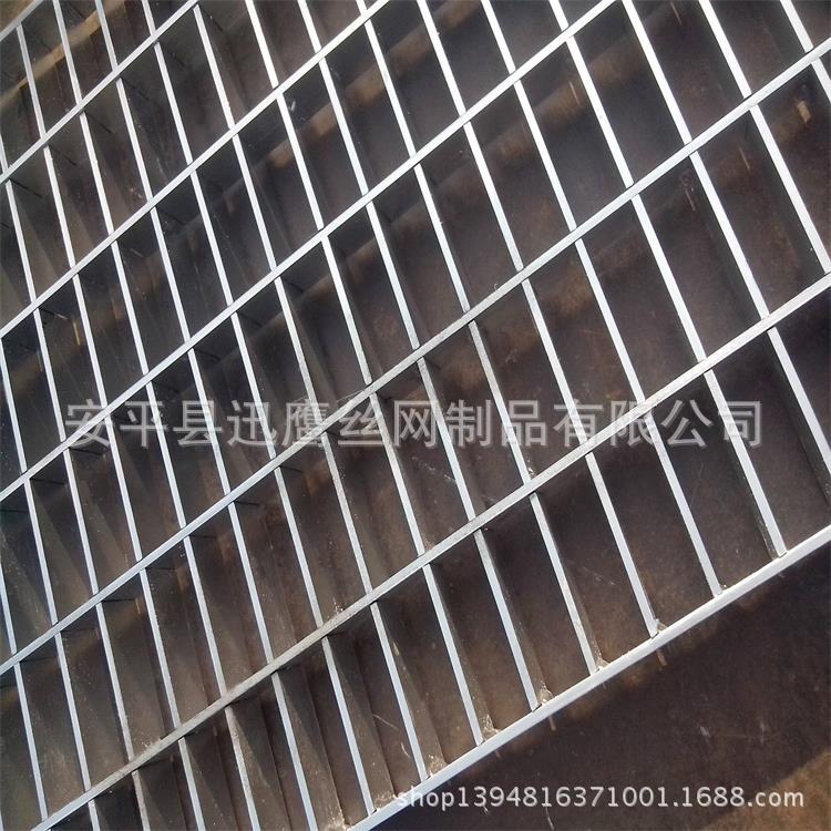 插接式热镀锌平台钢格板   电镀锌钢格板生产厂家  脚踏钢格板示例图11