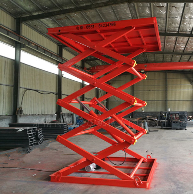 桂林可根据客户要求定制 生产 升降机 剪叉式升降平台 液压升降机