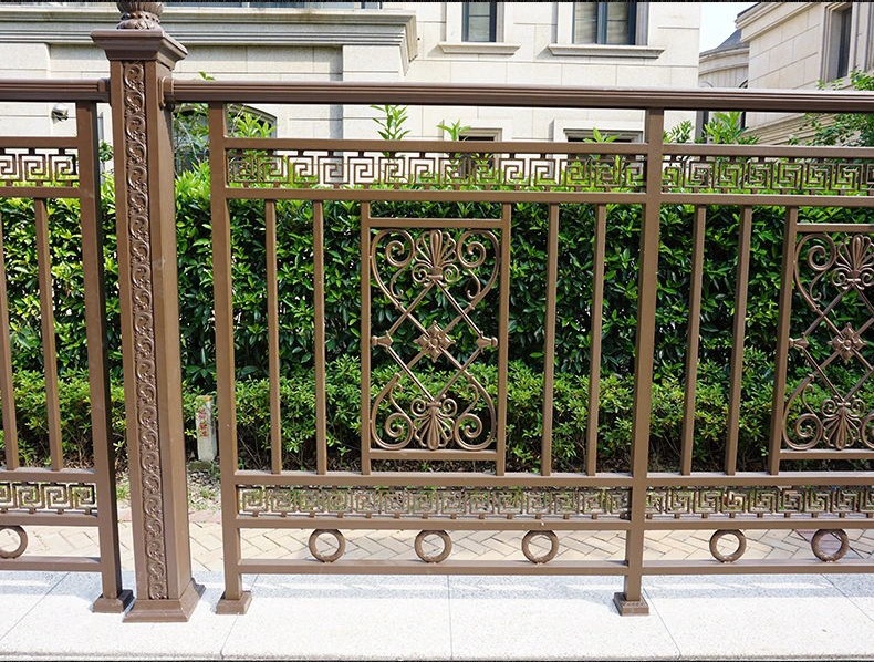 铝艺护栏庭院围墙栏杆小区铝合金安全防护栏铝艺别墅围栏可定制示例图10
