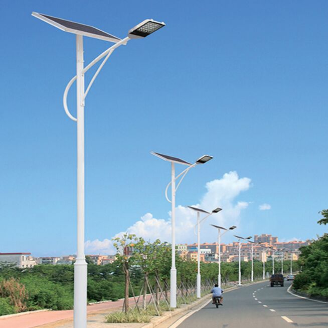 邯郸6米80瓦路灯led太阳能 市电led路灯农村6米	 锂电池太阳能路灯