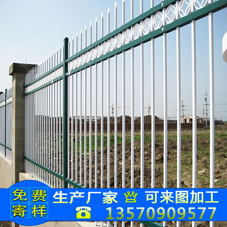 佛山厂家生产铁艺围墙护栏 揭阳施工场地铁艺围栏 可按需求定制