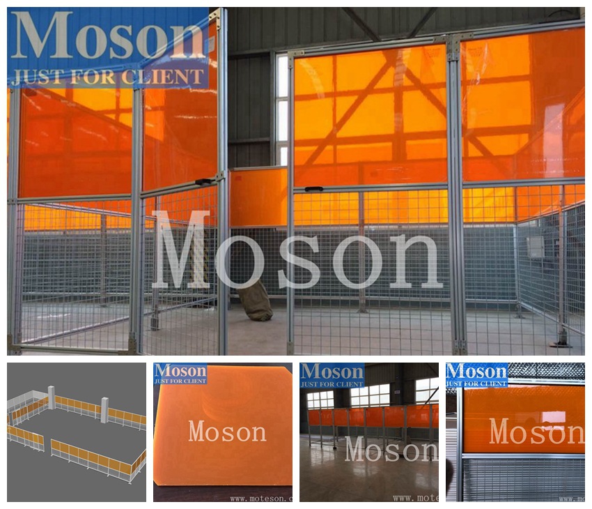 Moson品牌 高端焊接防护围栏 焊接防护屏示例图4