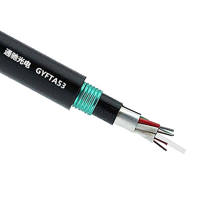 GYTA53光缆GYTA53-128B1芯重铠双铠层绞式直埋地埋光纤光缆厂家