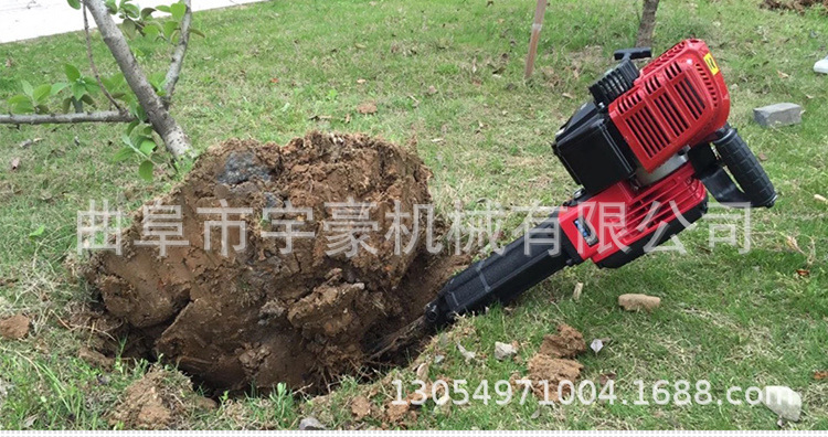 铲式汽油挖树机 手持式链条挖树机 小型断根起苗机示例图6
