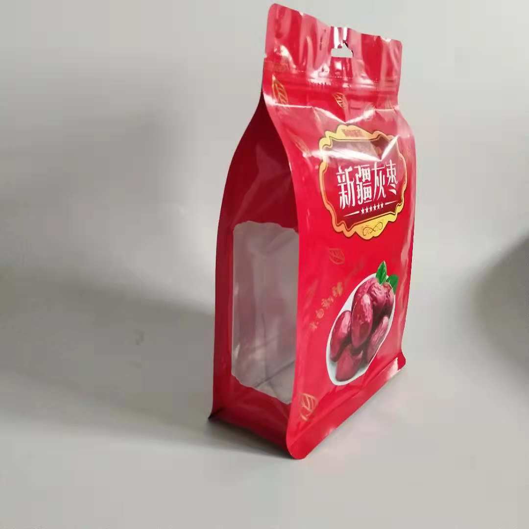 厂家供应食品包装袋 八边封和田大枣包装袋 自立自封包装袋示例图125
