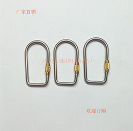 [厂家直销]钥匙圈 钥匙环 不锈钢 爱心形异形圈 各种类形异形圈示例图2
