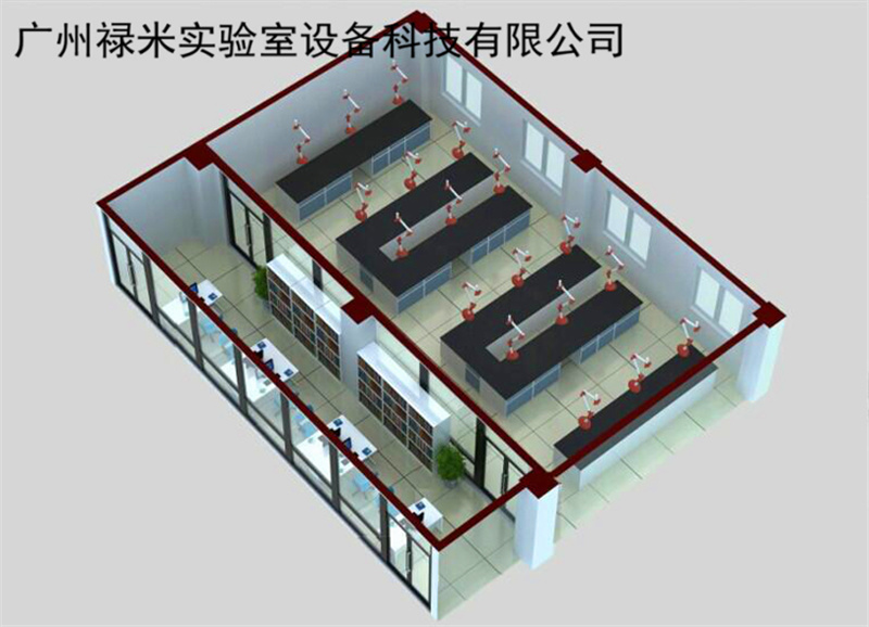 广东 清远  实验室家具  实验室装修工程  禄米科技专业承建