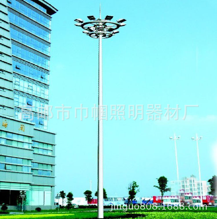 扬州高邮厂家  按图定做25米优质升降式高杆灯