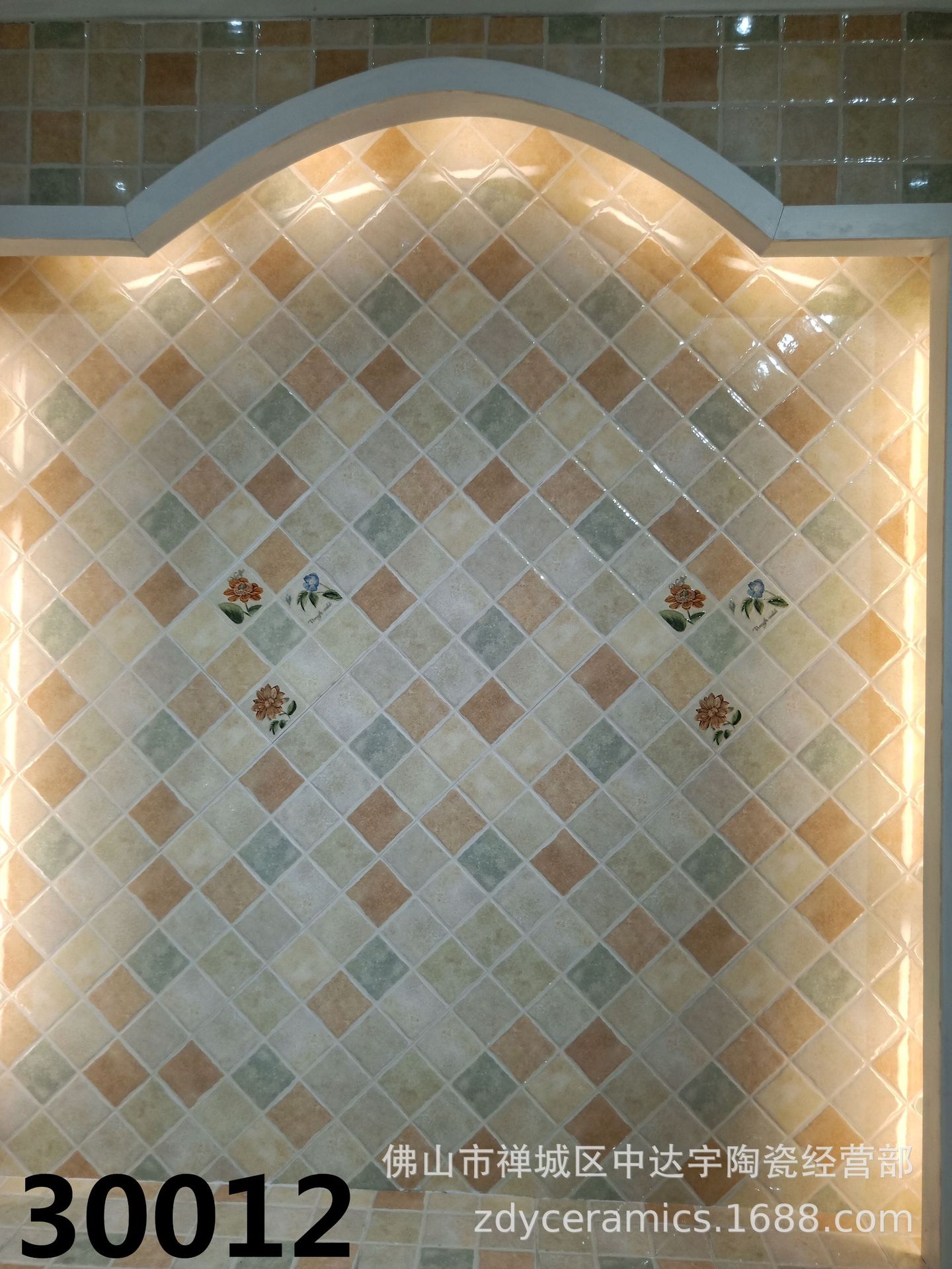 300*600佛山瓷砖厨房卫生间印花地面内墙釉面砖高档防水示例图13