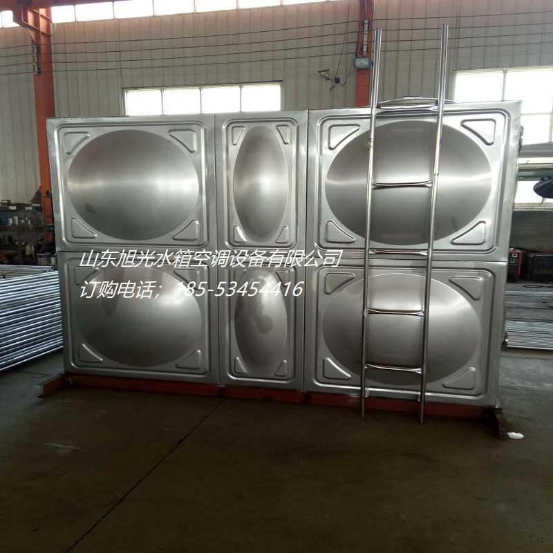 旭光高品质不锈钢生活水箱 消防水箱 大型组装式不锈钢工业水箱示例图2