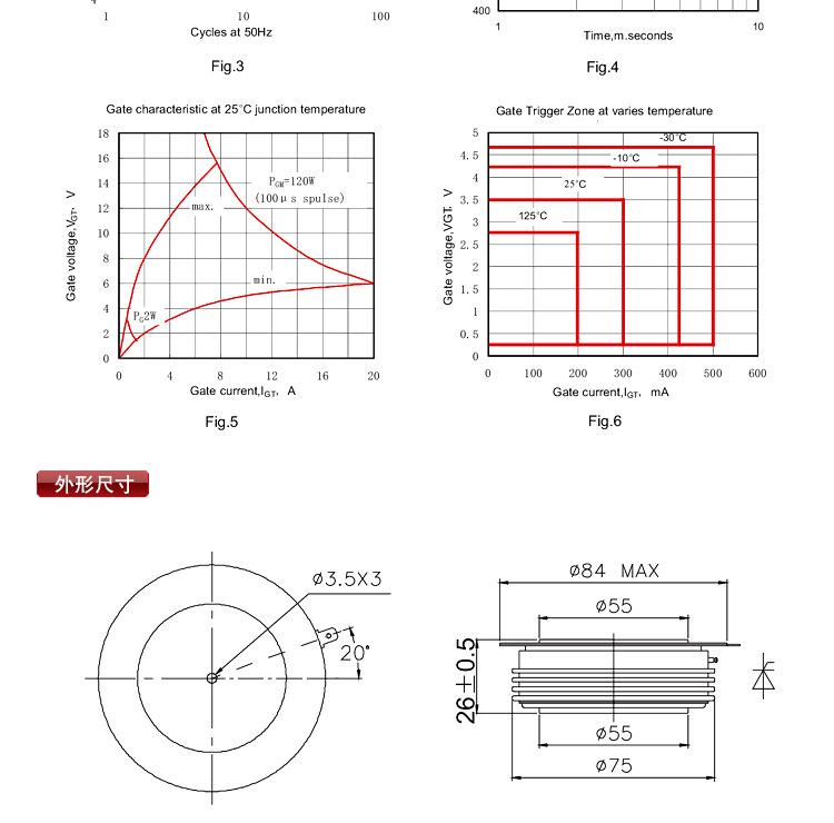 浙江柳晶 厂家直销 平板式快速可控硅 晶闸管kk1500a/2500v示例图10