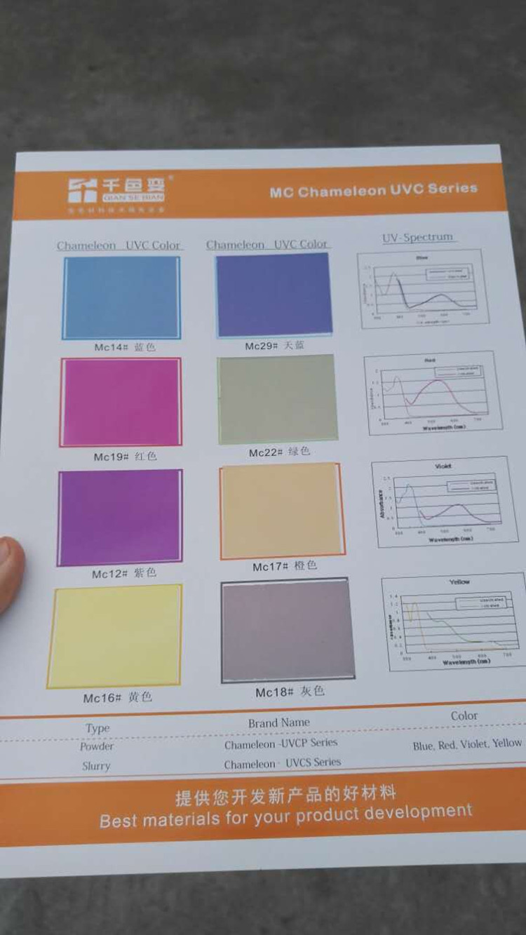 厂家直销光变粉变色粉感光变色粉变色颜料价格优惠示例图5