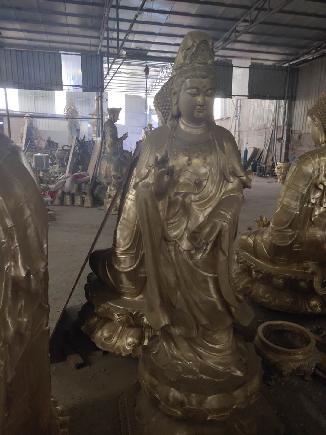 观音，温州慈宏法器厂批发精品坐像观音佛像，带背光观音佛像，送子观音佛像