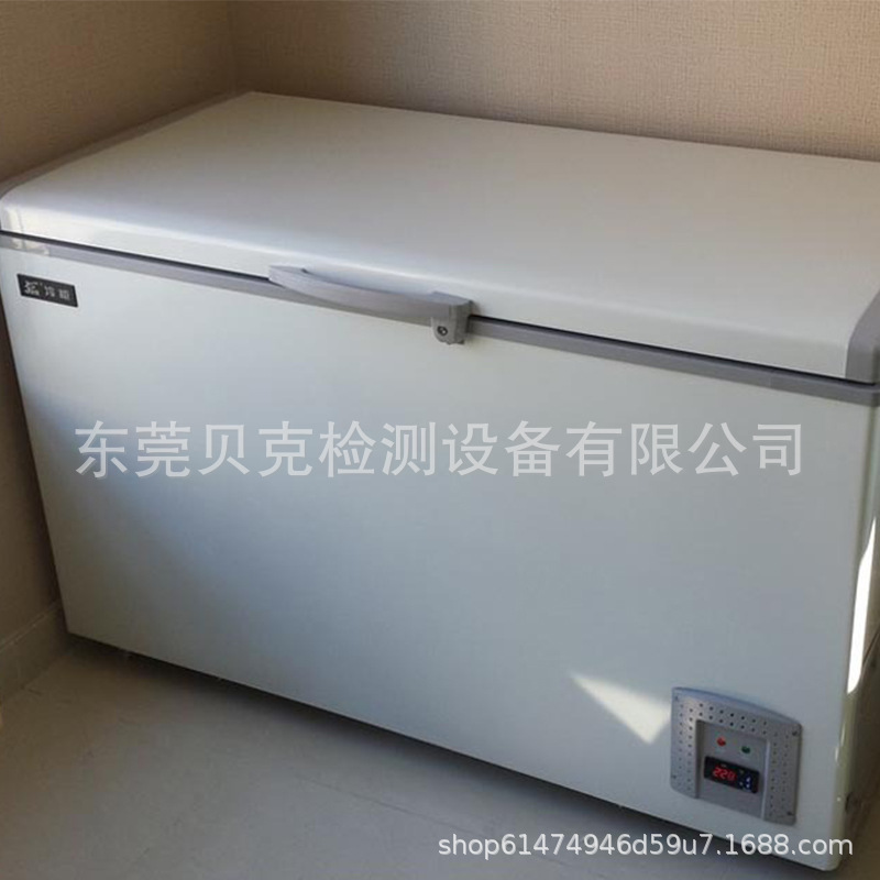 数显式超低温工业冰柜 卧式豪华低温箱 负25℃实验室冰柜示例图5